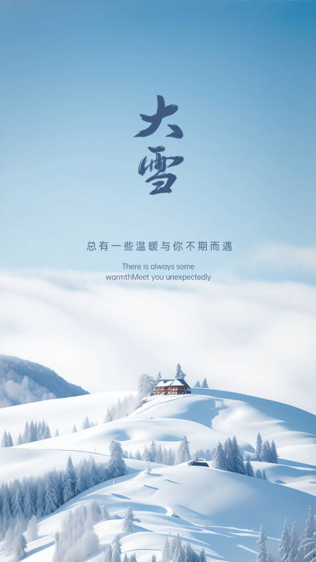 源文件下載【大雪海報】編號：77670020678337831