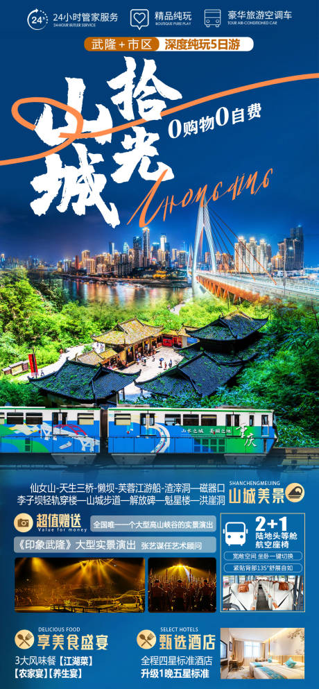 源文件下载【山城拾光旅游海报】编号：14410020679497119