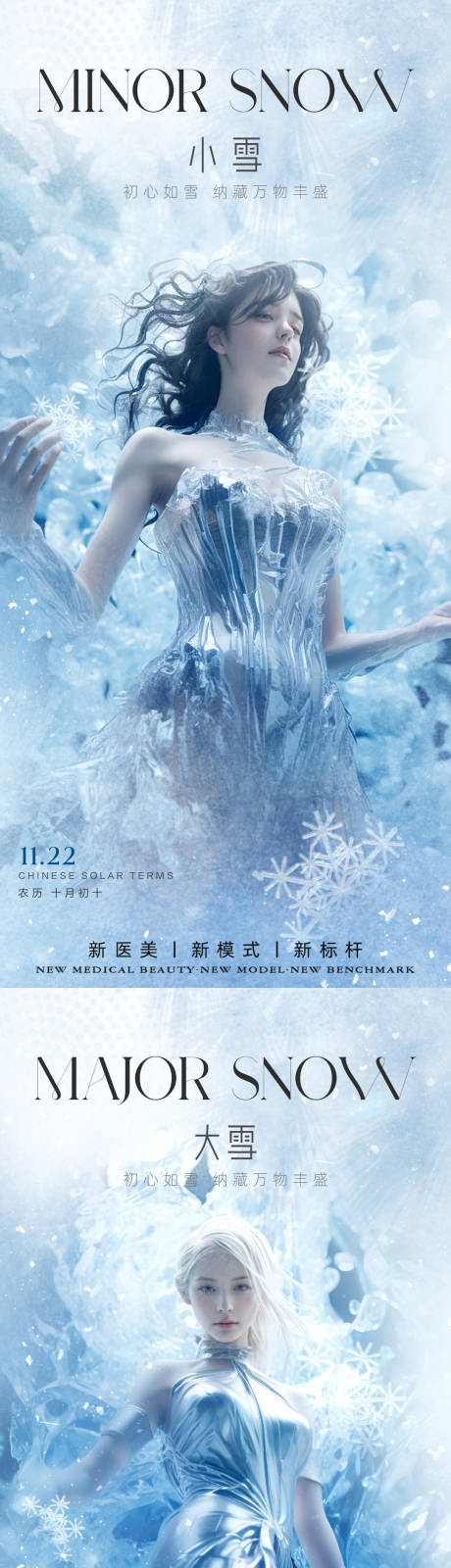 源文件下载【小雪大雪节气海报】编号：20231121150148011