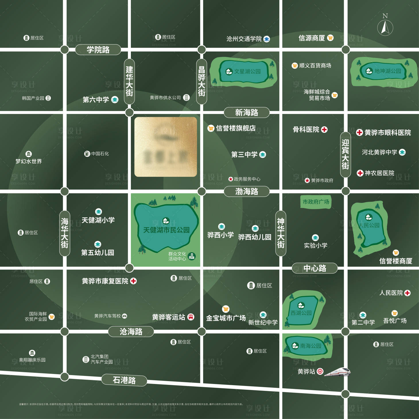 源文件下载【享设计】搜索编号：81170020409885125【地产区位图背景板】
