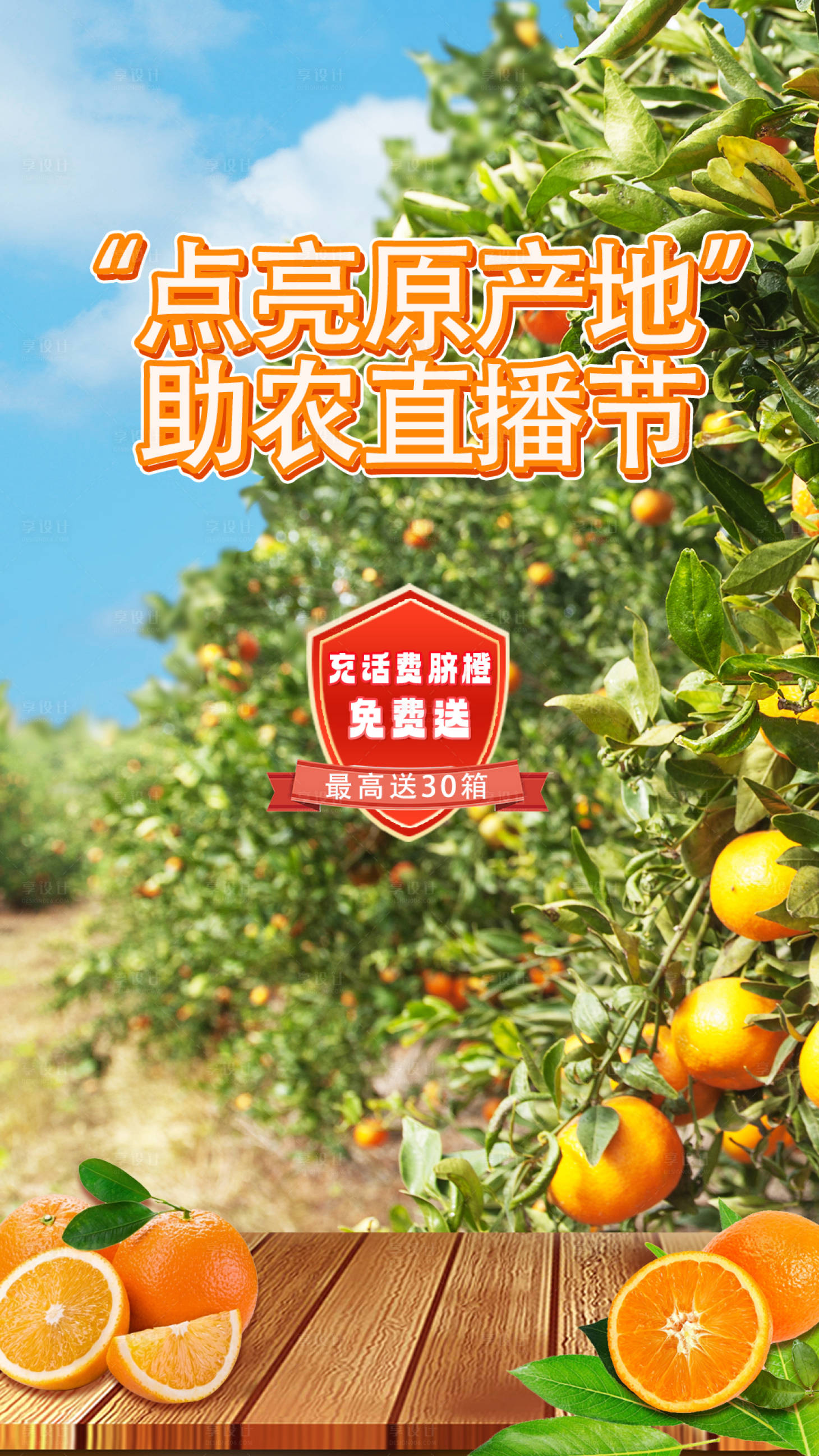 源文件下载【活动脐橙直播banner】编号：82970020664364401