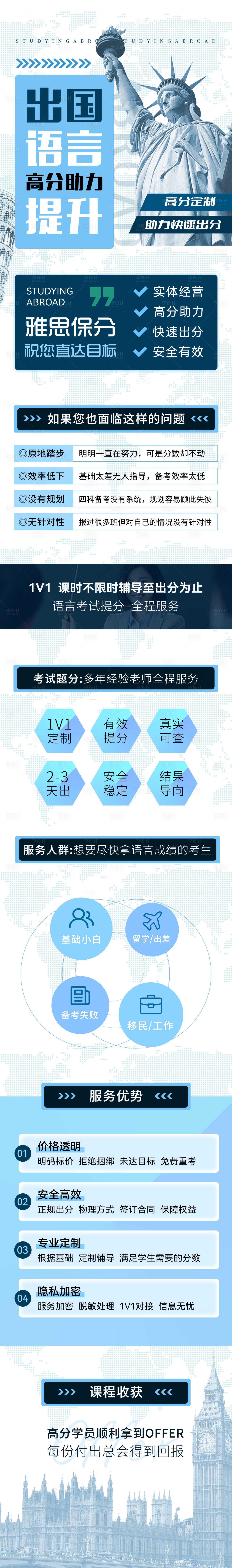 源文件下载【享设计】搜索编号：75690020596915580【留学教育长图海报】