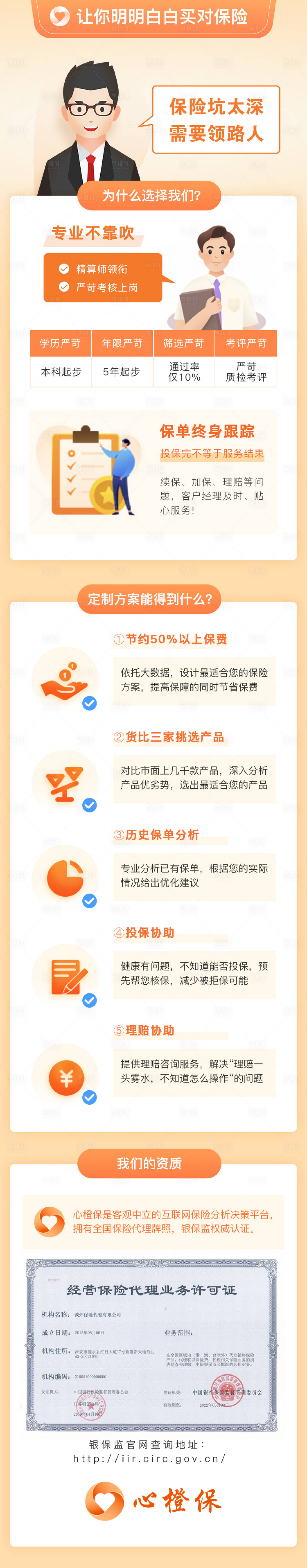 源文件下載【享設計】搜索編號：29310020513783277【保險介紹長圖】