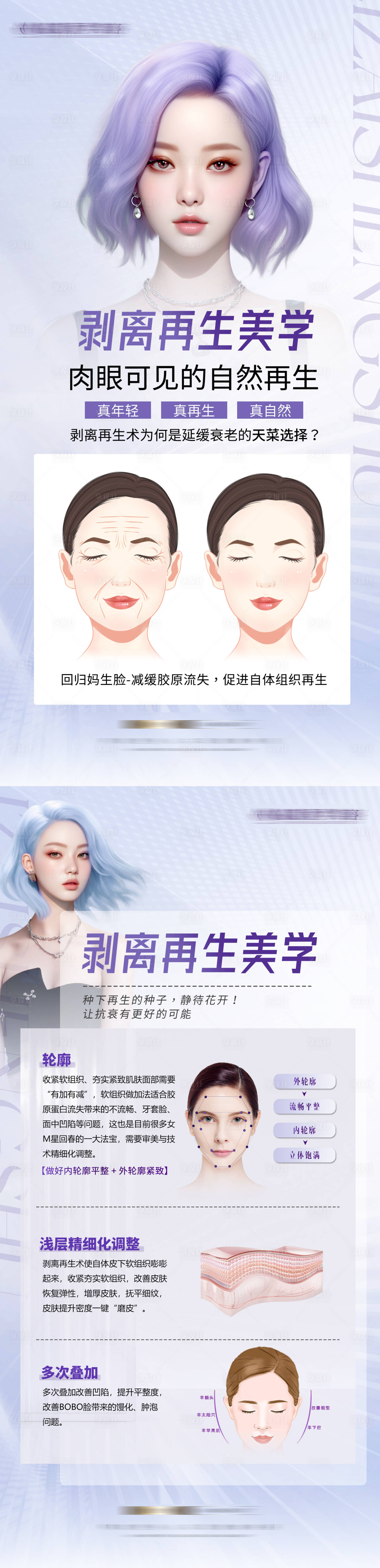 源文件下载【享设计】搜索编号：37720020315716934【医美科普海报】