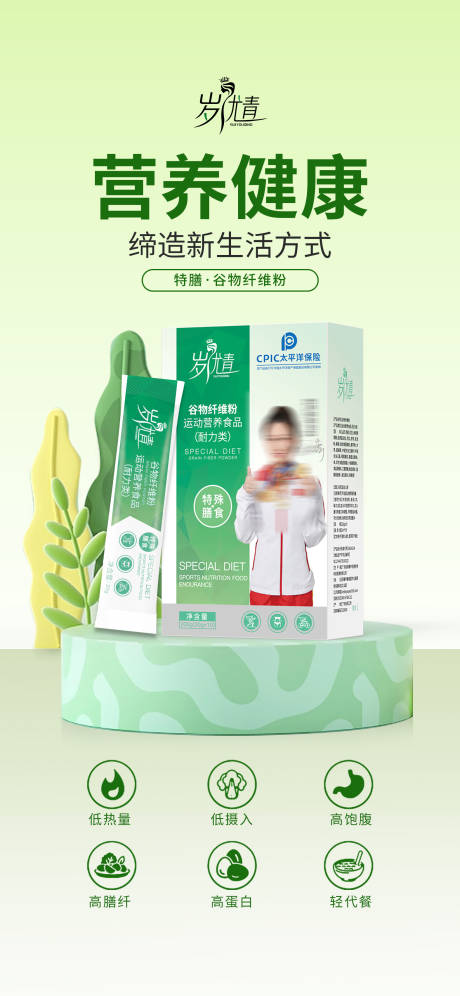 源文件下载【减肥瘦身营养代餐产品海报】编号：32360020313857023