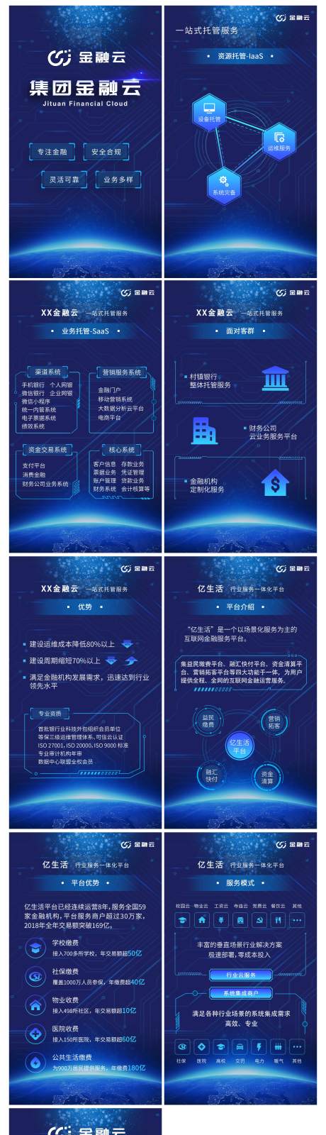 源文件下载【金融云企业宣传H5】编号：91800020365832824