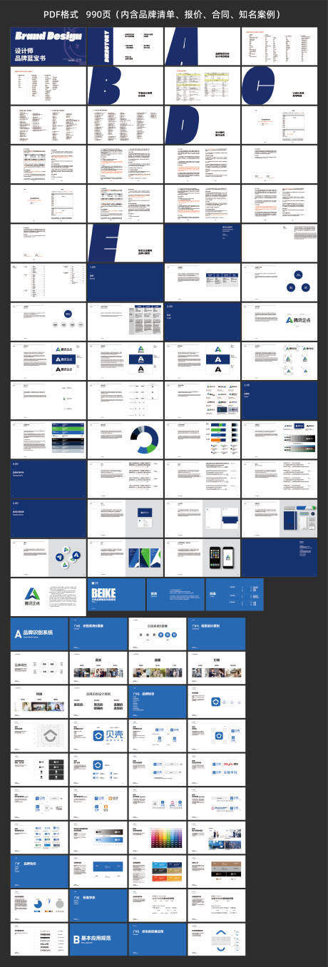 编号：20231110120100344【享设计】源文件下载-设计师品牌蓝宝书VIS