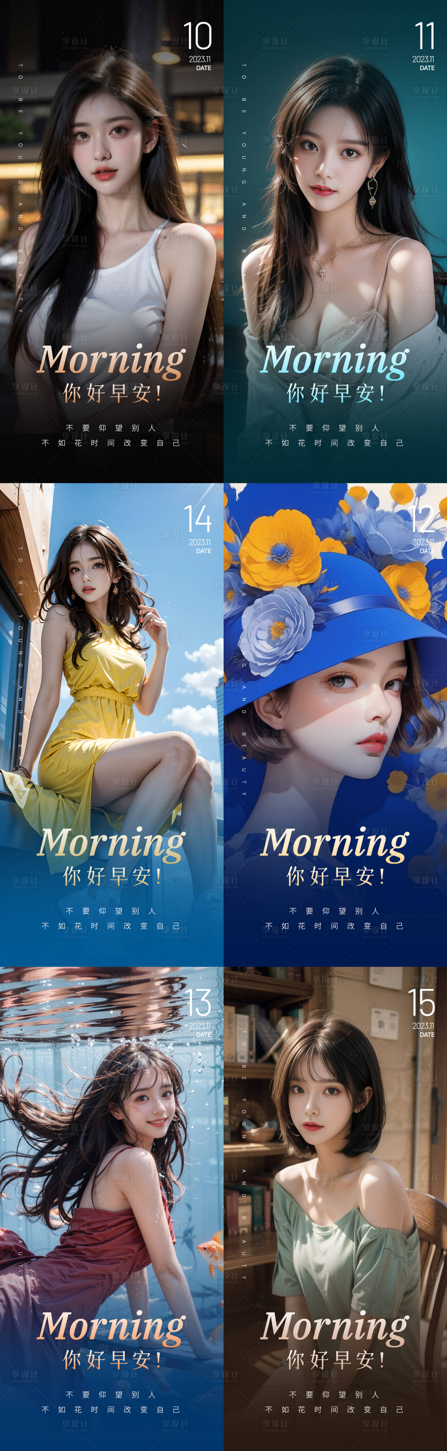 源文件下载【医美早安海报】编号：46070020263151700