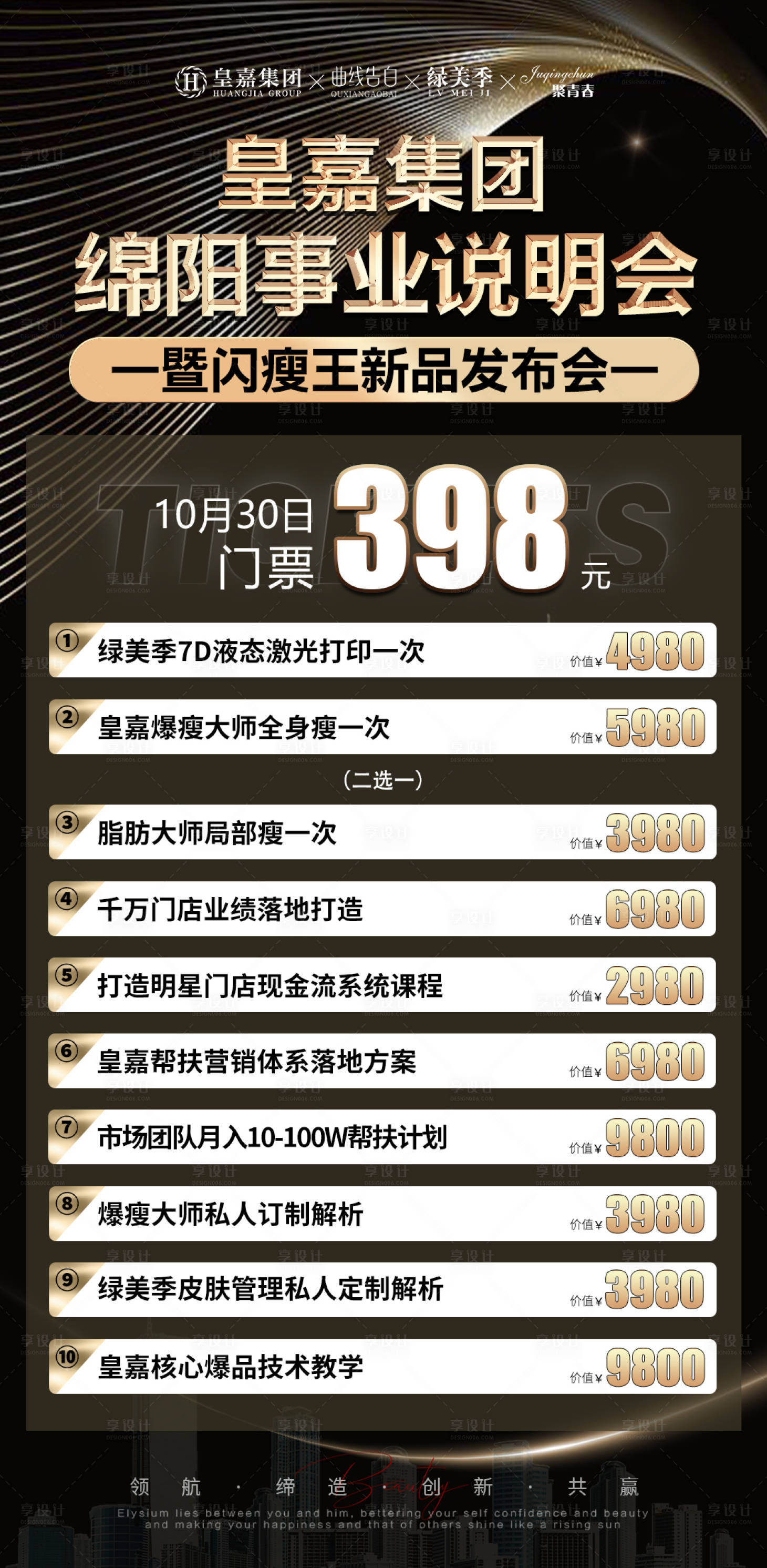 源文件下载【招商会议邀约门票卡项】编号：84580020141446092