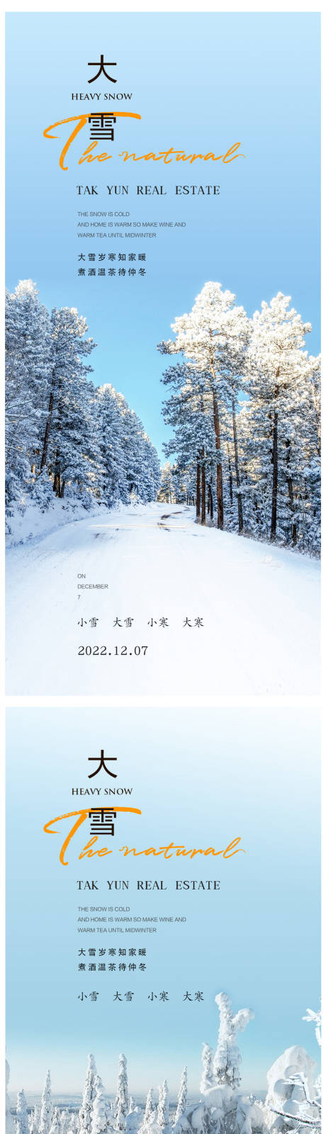 源文件下载【大雪海报】编号：27350020596768308