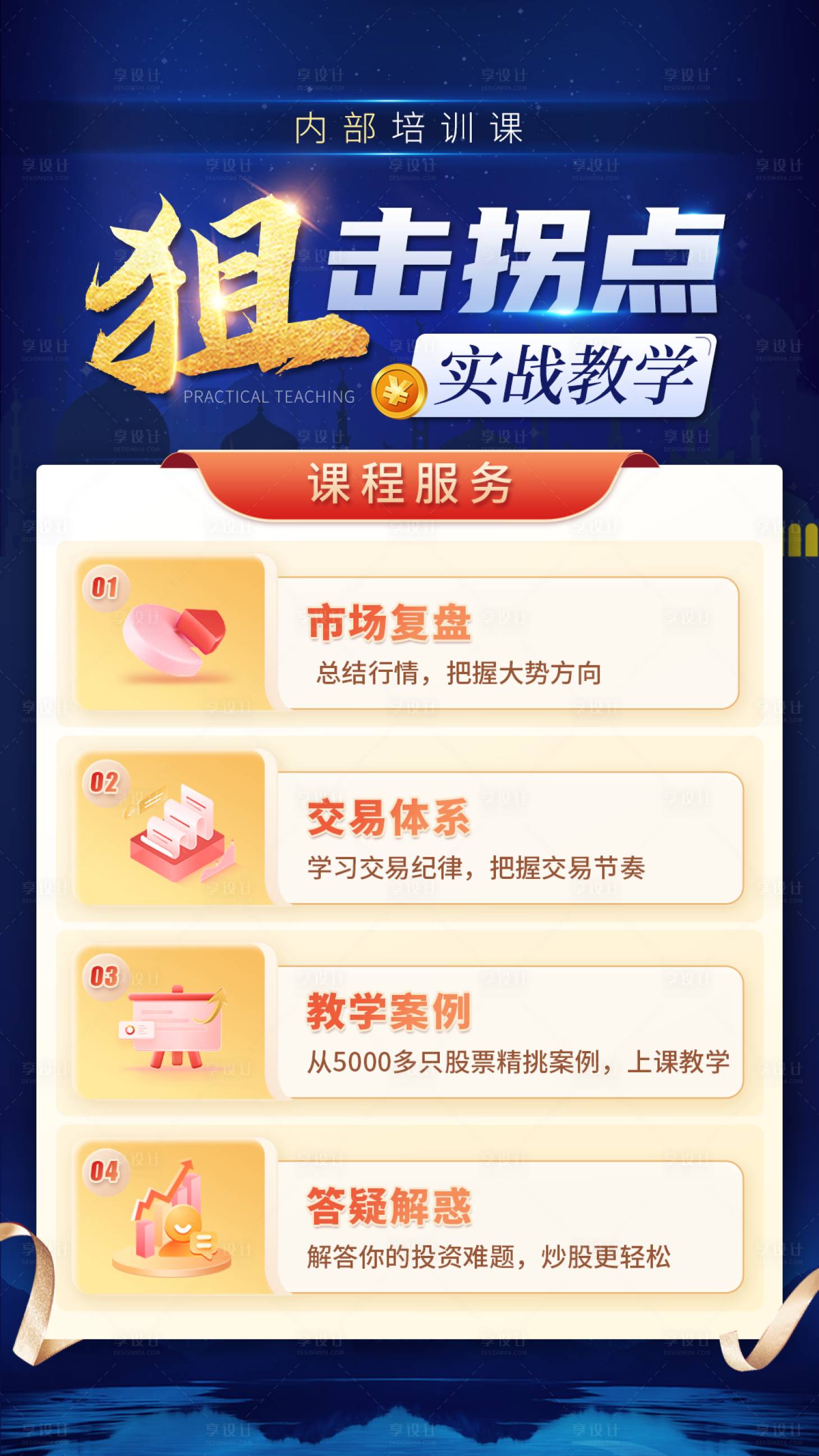 源文件下载【享设计】搜索编号：58480020184668314【狙击拐点实战教学海报】