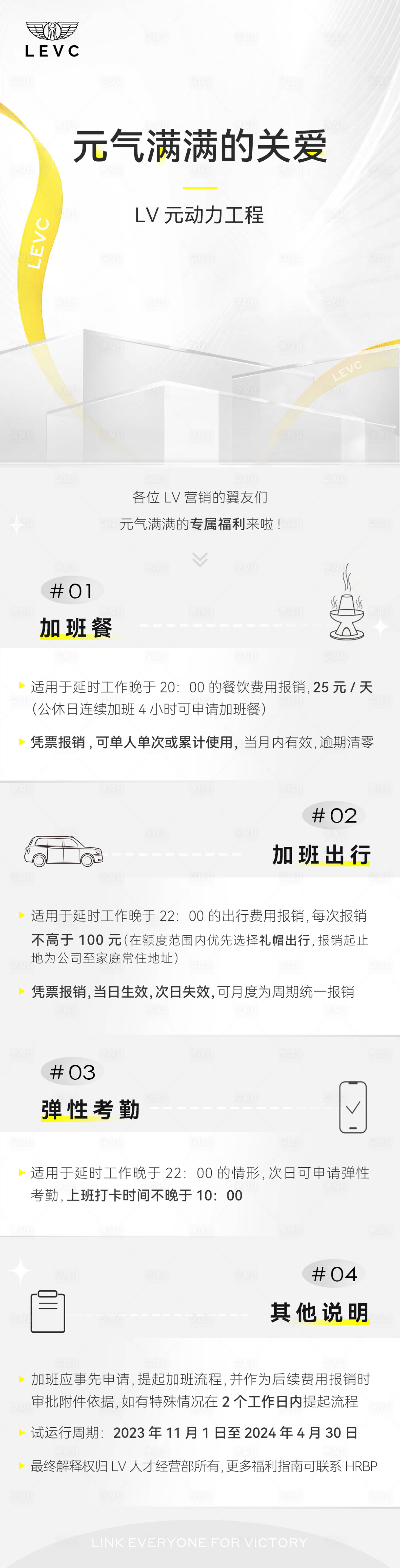 源文件下載【享設計】搜索編號：77150020634969027【員工福利長圖海報】