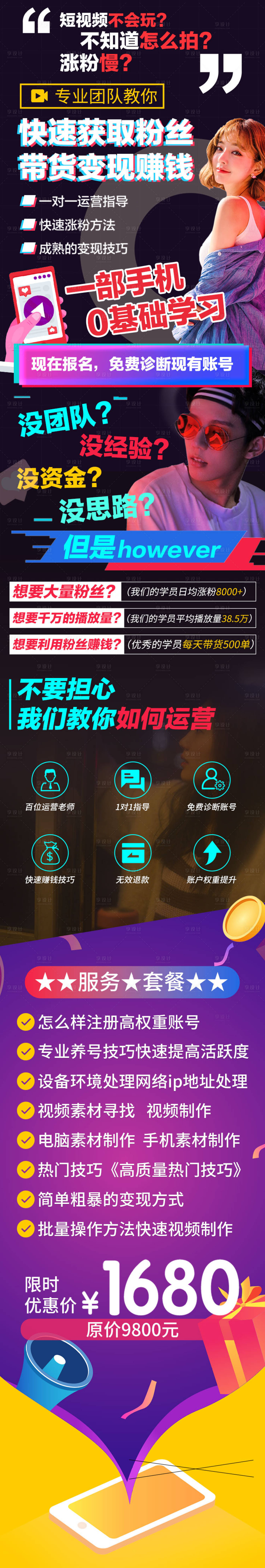 源文件下载【短视频运营长图】编号：57840020565174614