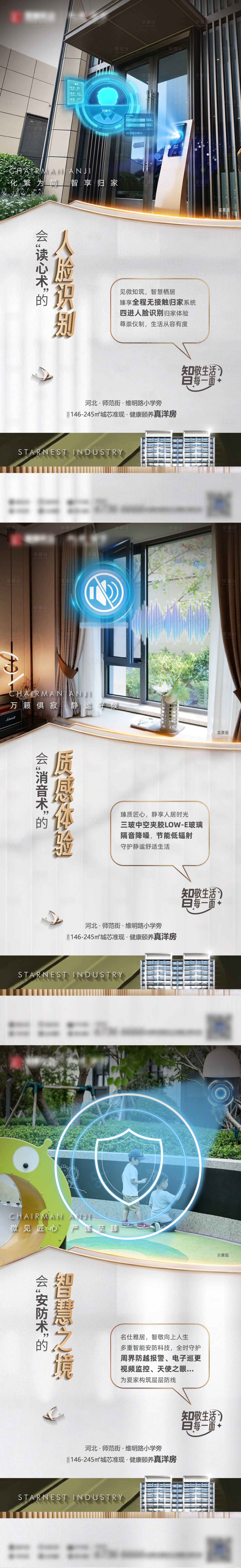 源文件下載【智能化社區(qū)價(jià)值點(diǎn)海報(bào)】編號(hào)：82070020296633340