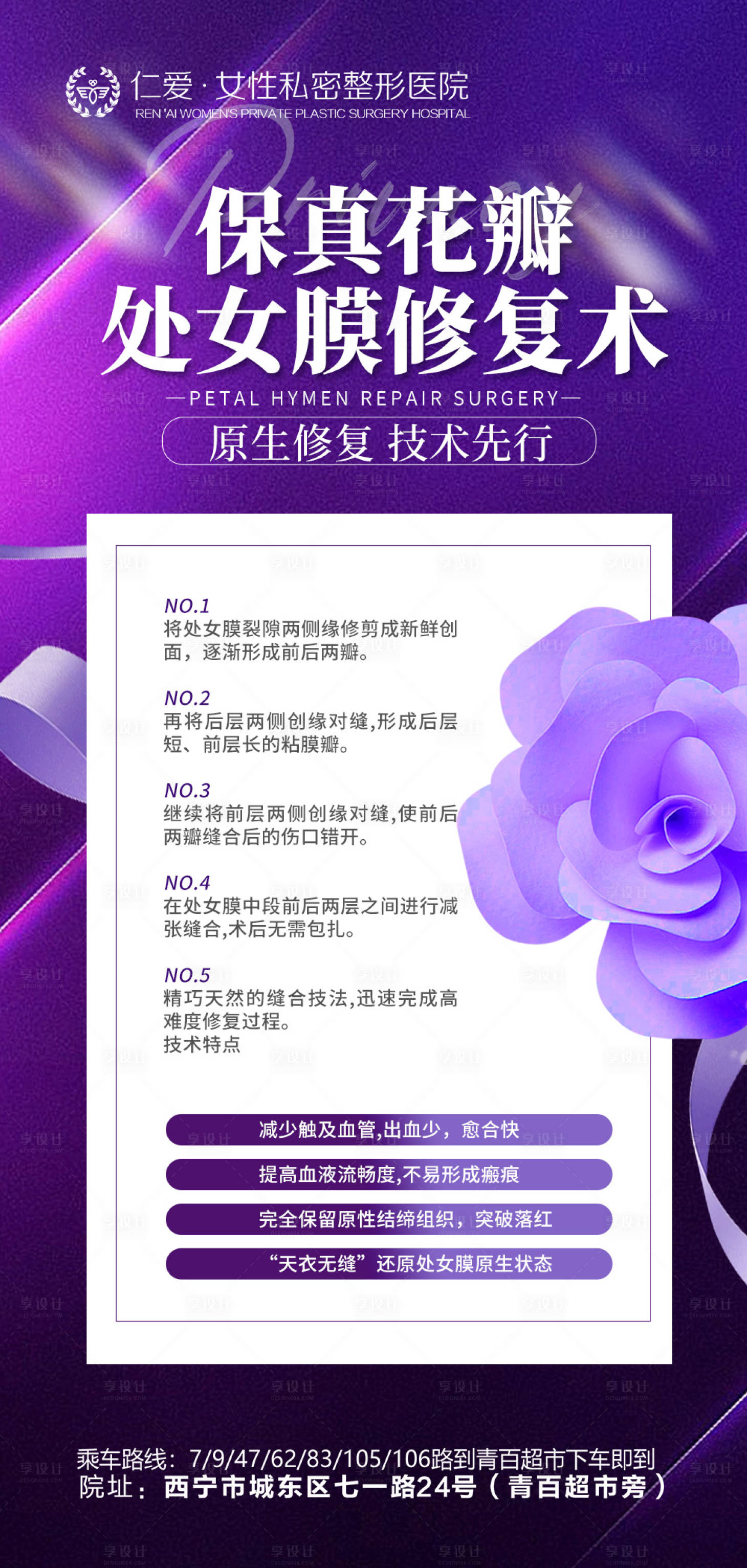 源文件下载【享设计】搜索编号：62390020674104045【私密医美科普海报】