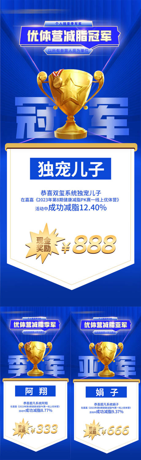 源文件下载【冠亚季军销售海报】编号：10440020565528647