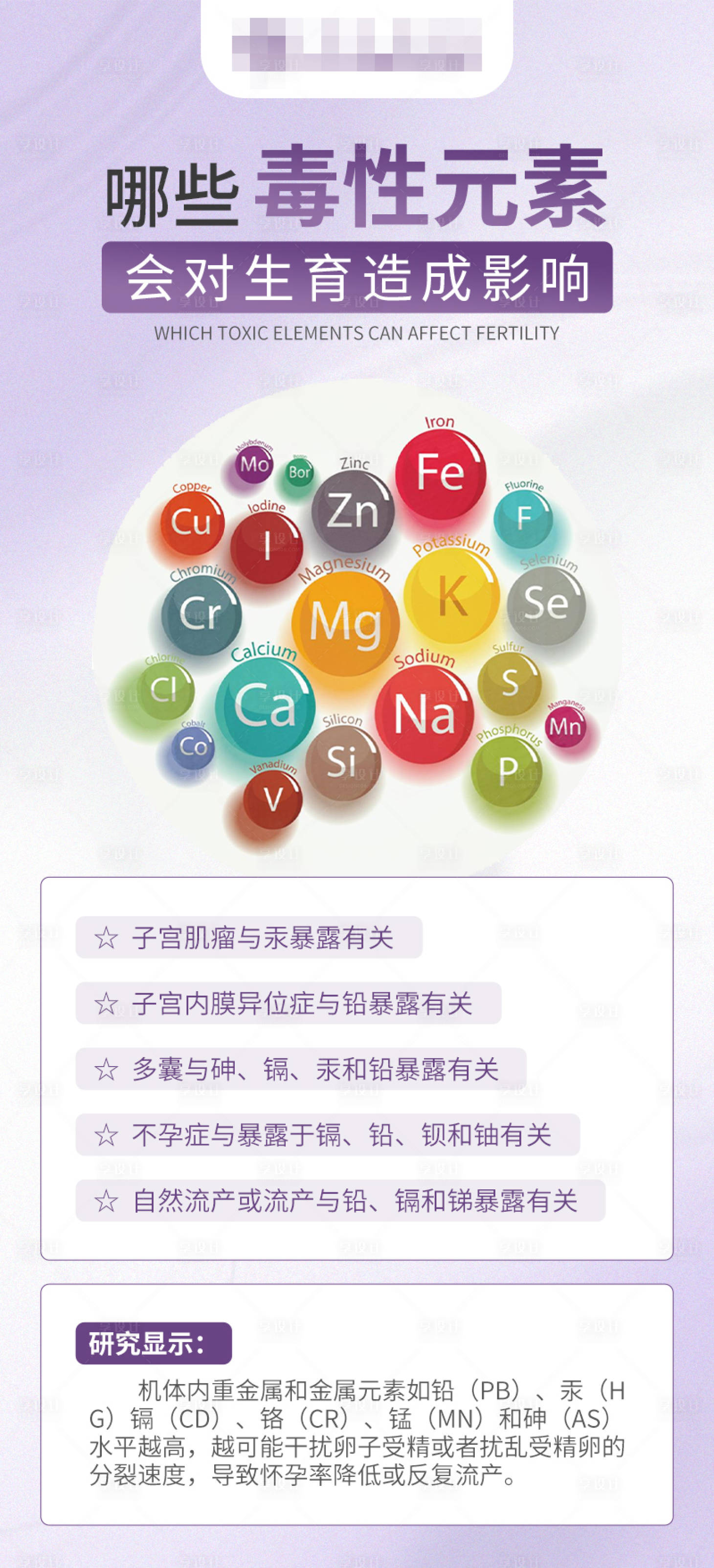 源文件下载【享设计】搜索编号：23590020571889212【哪些毒性元素会对生育造成影响】