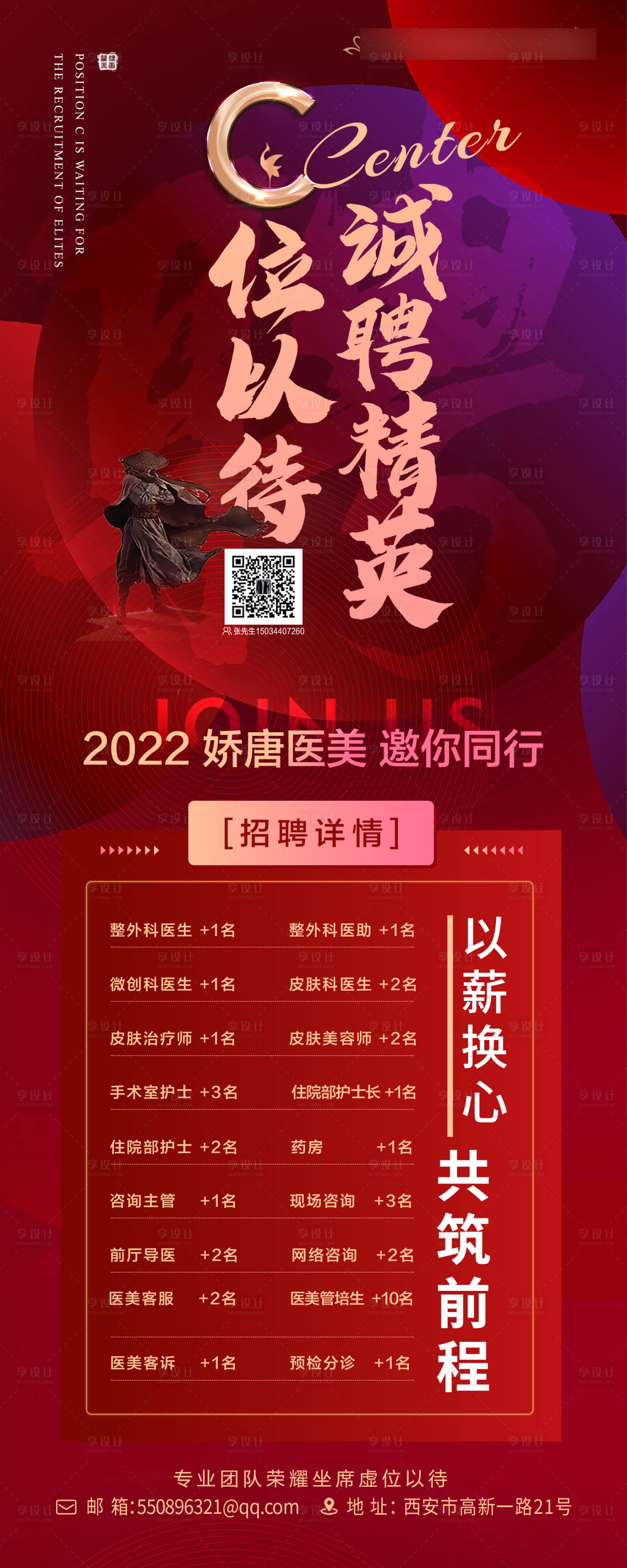 源文件下载【享设计】搜索编号：15100020522163548【招聘启示展架】