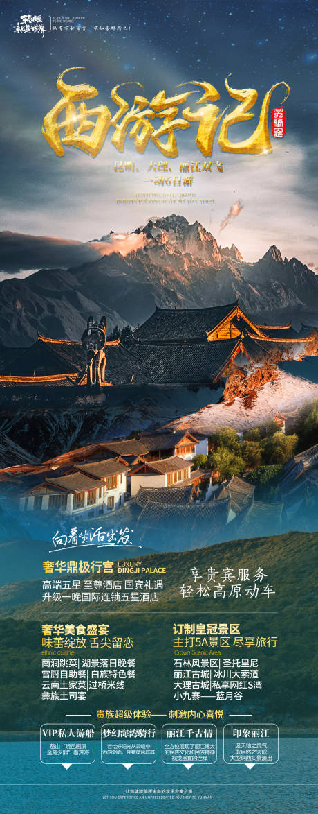 源文件下载【西游记云南旅游海报】编号：84530020625585481