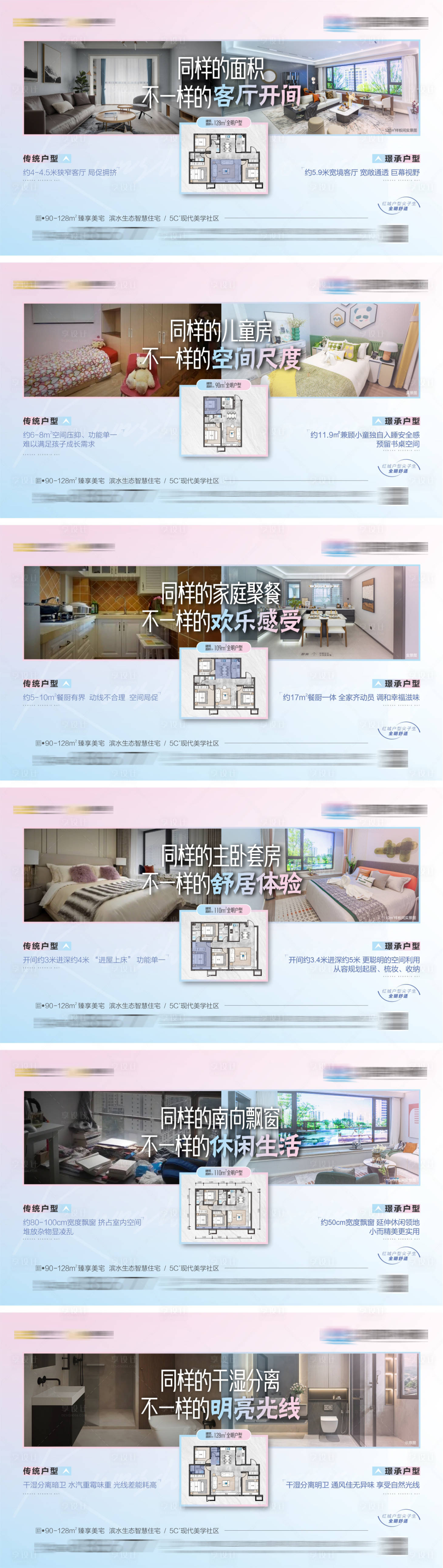 源文件下載【享設(shè)計】搜索編號：73040020662058648【地產(chǎn)戶型對比價值系列】