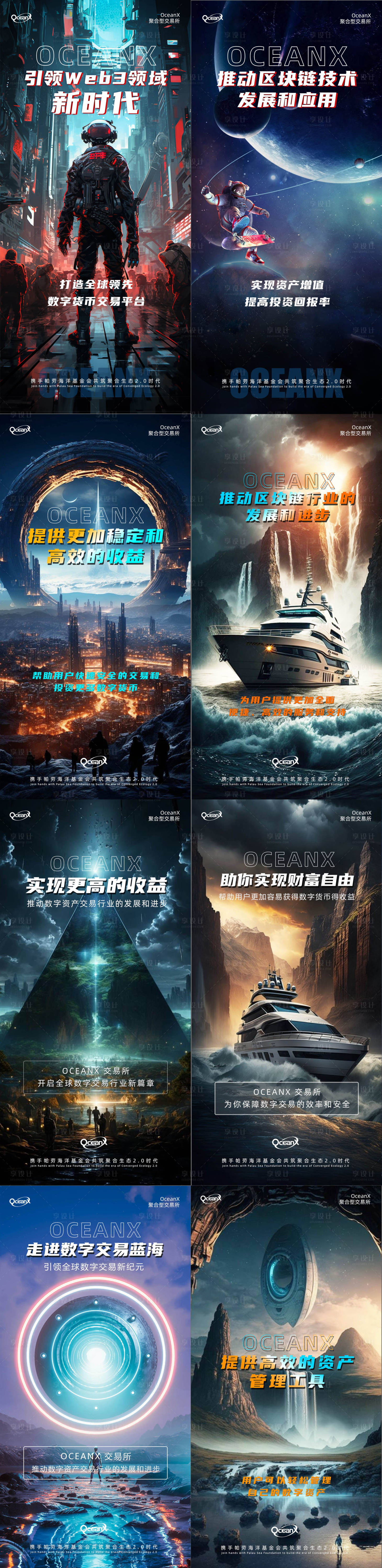 源文件下載【享設(shè)計(jì)】搜索編號(hào)：98960020267699325【區(qū)塊鏈系列海報(bào)】