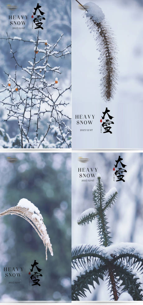 源文件下载【大雪海报】编号：53560020653188938