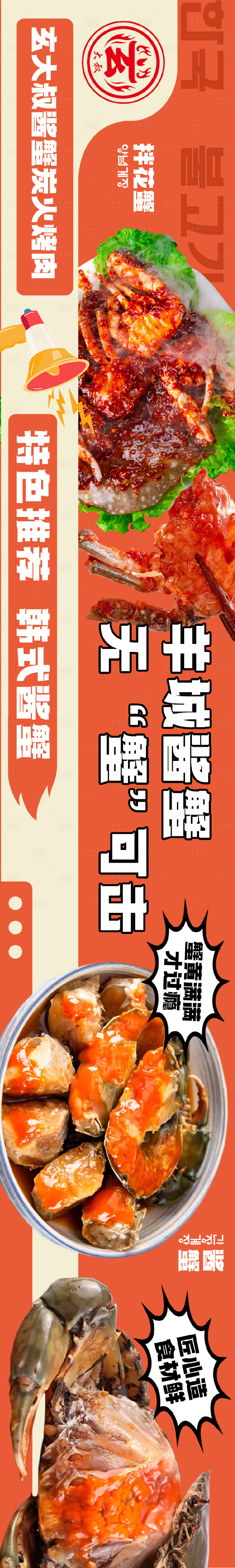 源文件下载【餐饮大众点评五连图】编号：67620020406049716