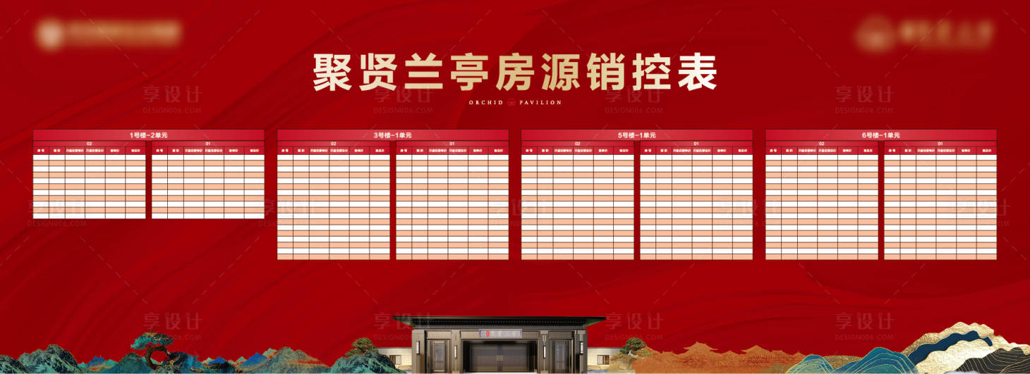 源文件下載【享設(shè)計】搜索編號：85730020535151468【地產(chǎn)銷控表】