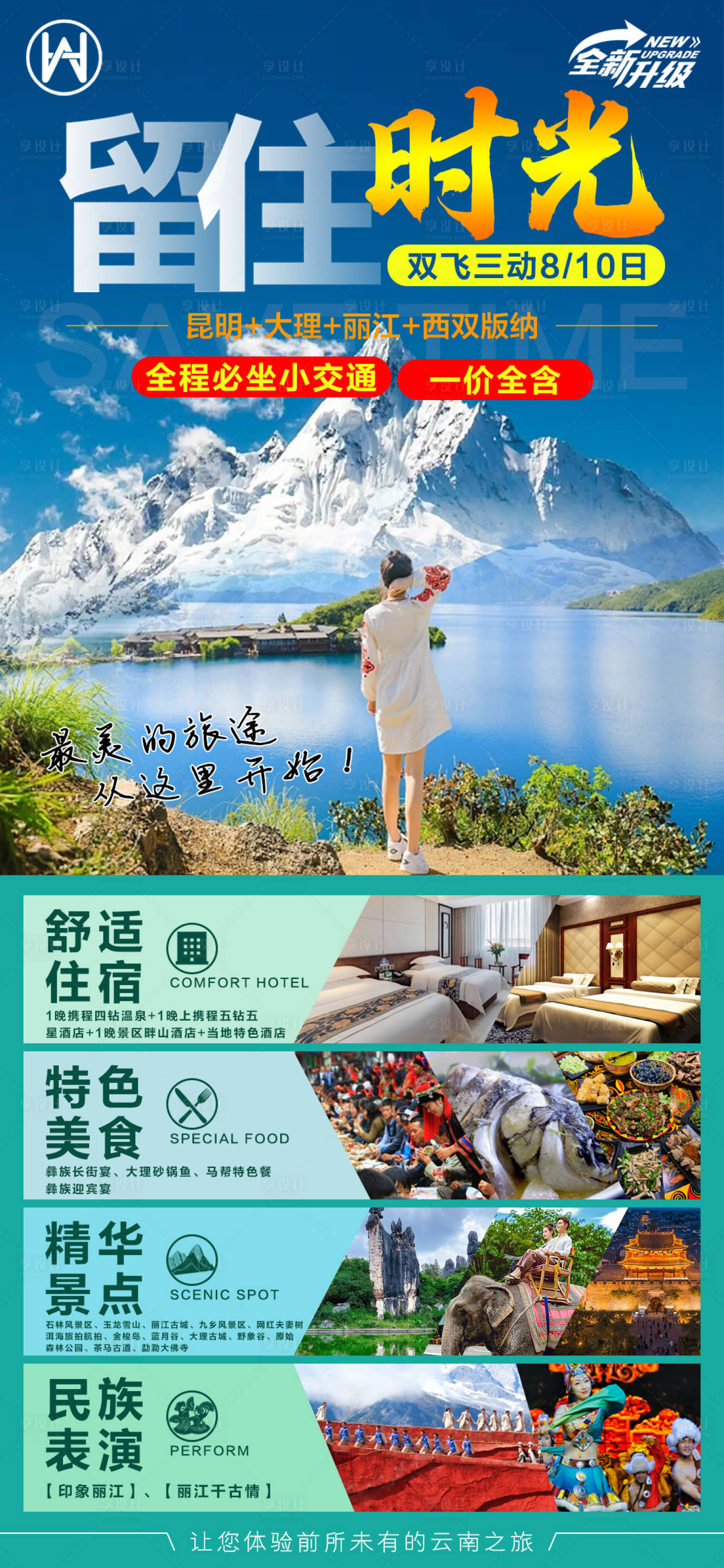 源文件下载【享设计】搜索编号：84430020696533043【留住时光旅游手机海报】