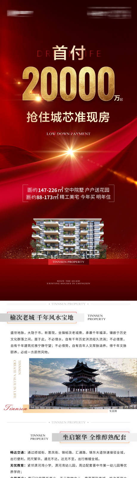 源文件下載【地產(chǎn)首付價值點(diǎn)長圖】編號：72430020291263019