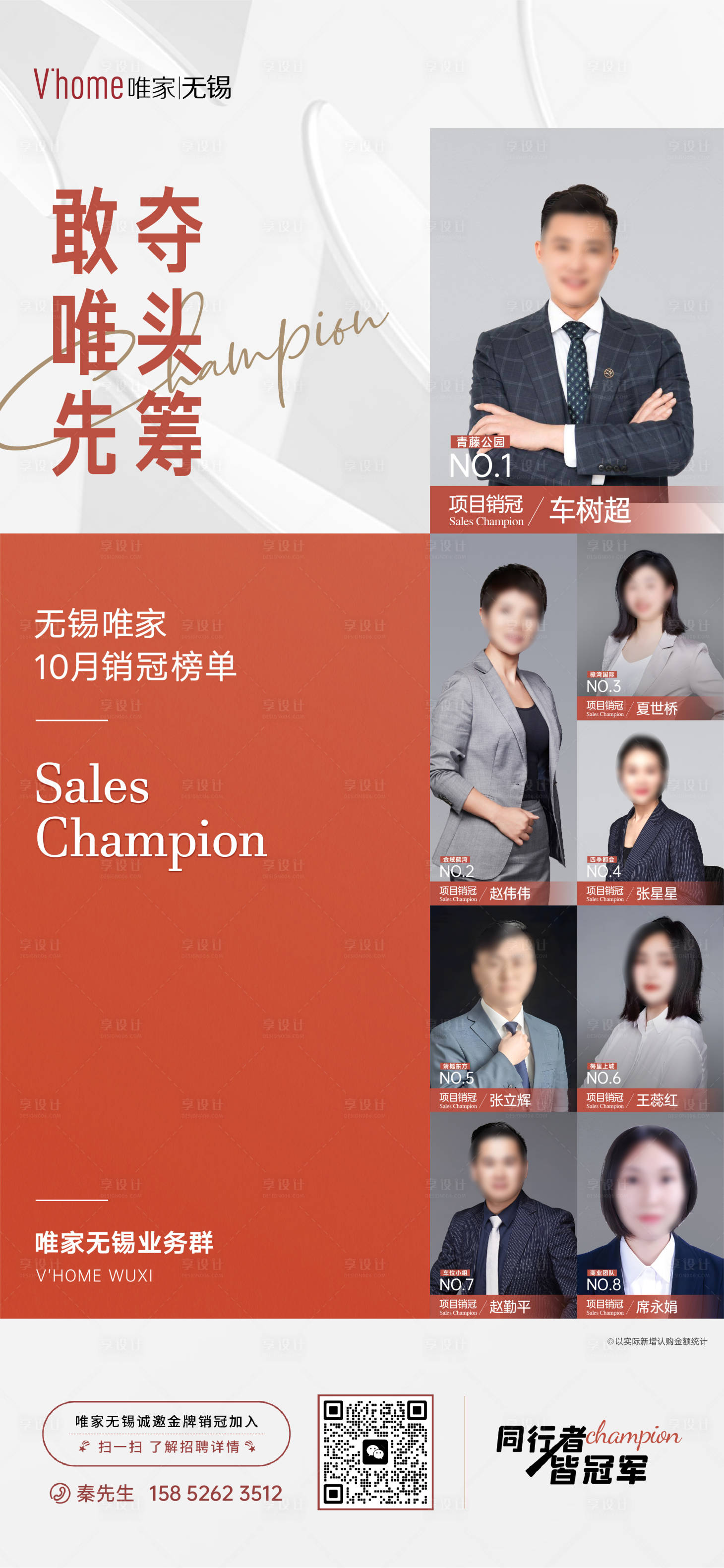 源文件下载【享设计】搜索编号：41220020176768844【地产销冠人物刷屏海报】