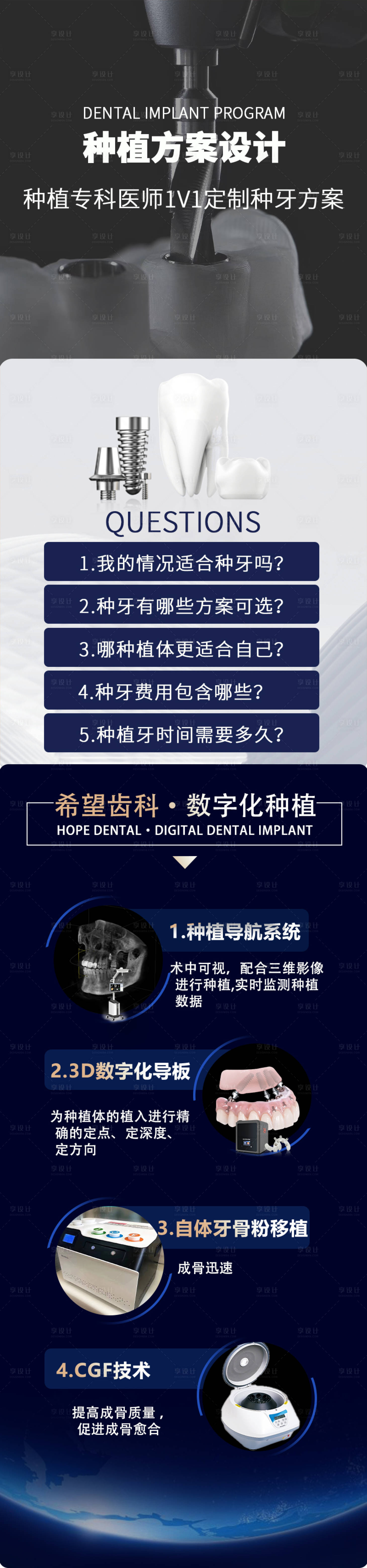 源文件下载【享设计】搜索编号：80420020303471012【种植评估详情页】