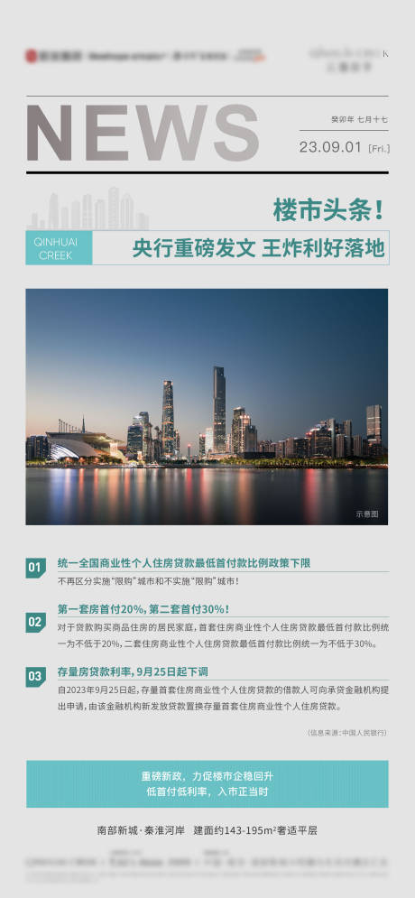 源文件下載【地產政策利好海報】編號：38030020259991438