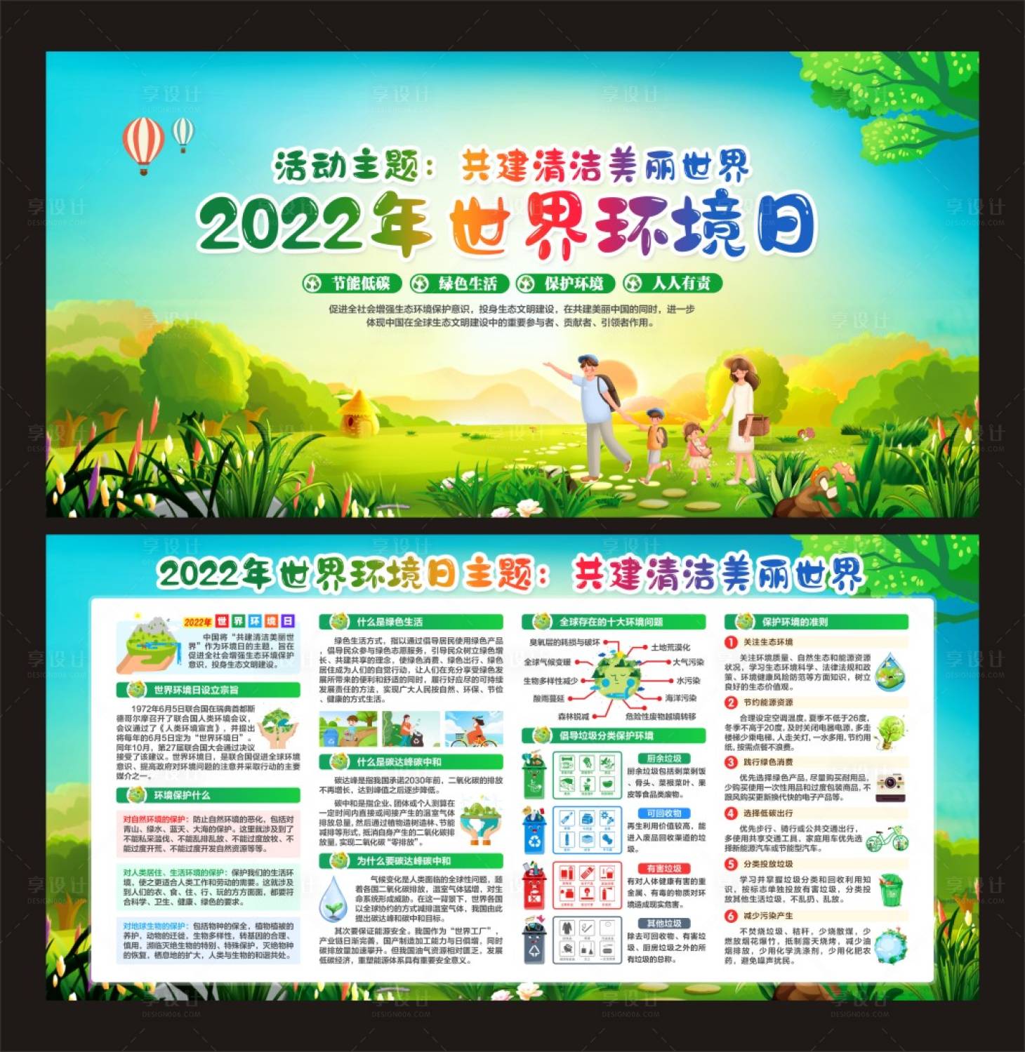 源文件下载【环保背景板】编号：69070020611295898
