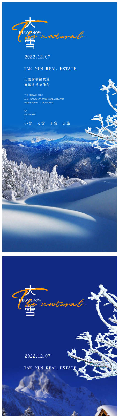源文件下载【大雪海报】编号：32490020596748950