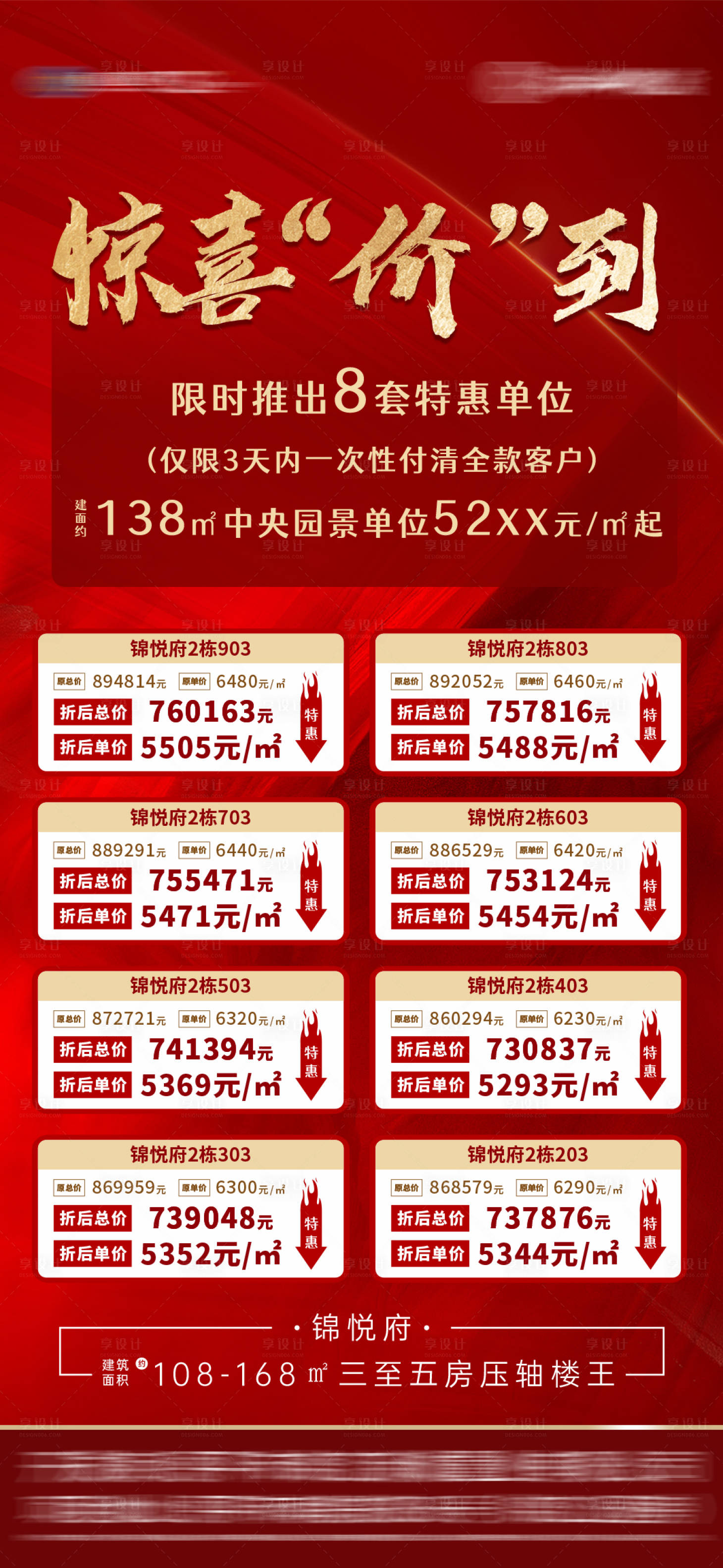源文件下載【享設計】搜索編號：86230020352265338【地產一口價海報】