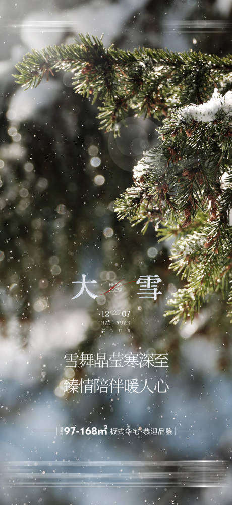 源文件下载【大雪海报】编号：72050020488826394