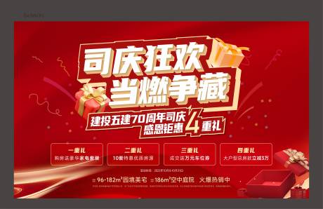 源文件下载【地产四重礼海报】编号：54980020299983002