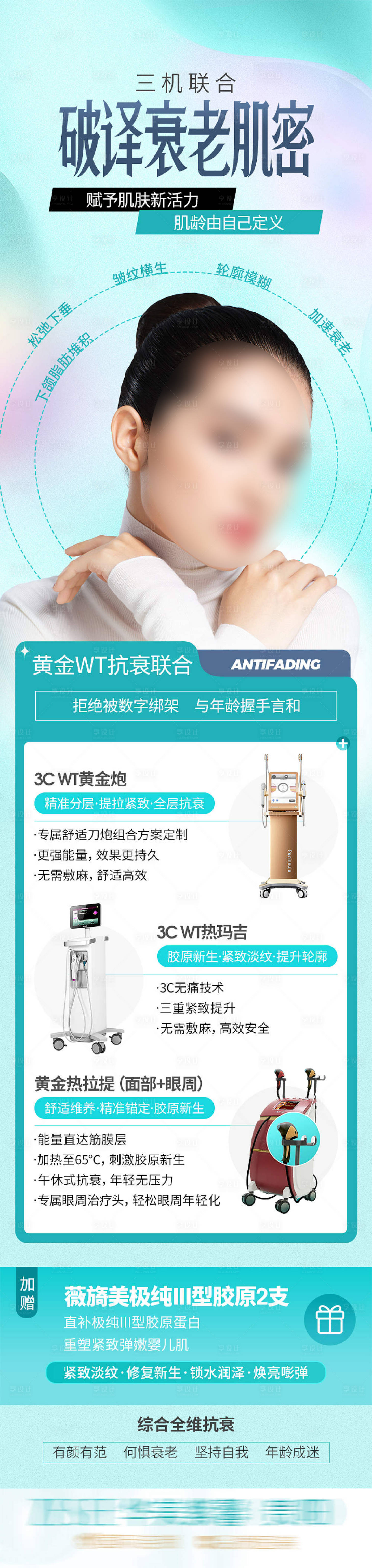 源文件下載【醫(yī)美破譯衰老肌密海報】編號：78650020406016960