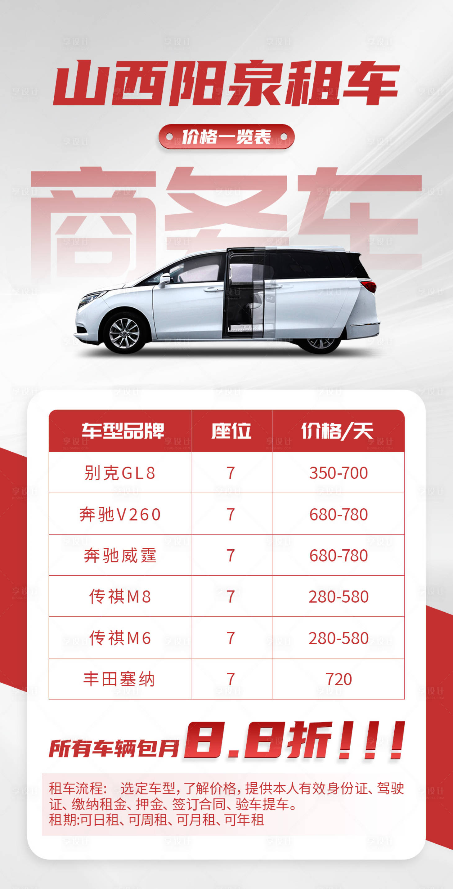 源文件下载【享设计】搜索编号：22880020156014298【汽车租赁宣传海报】