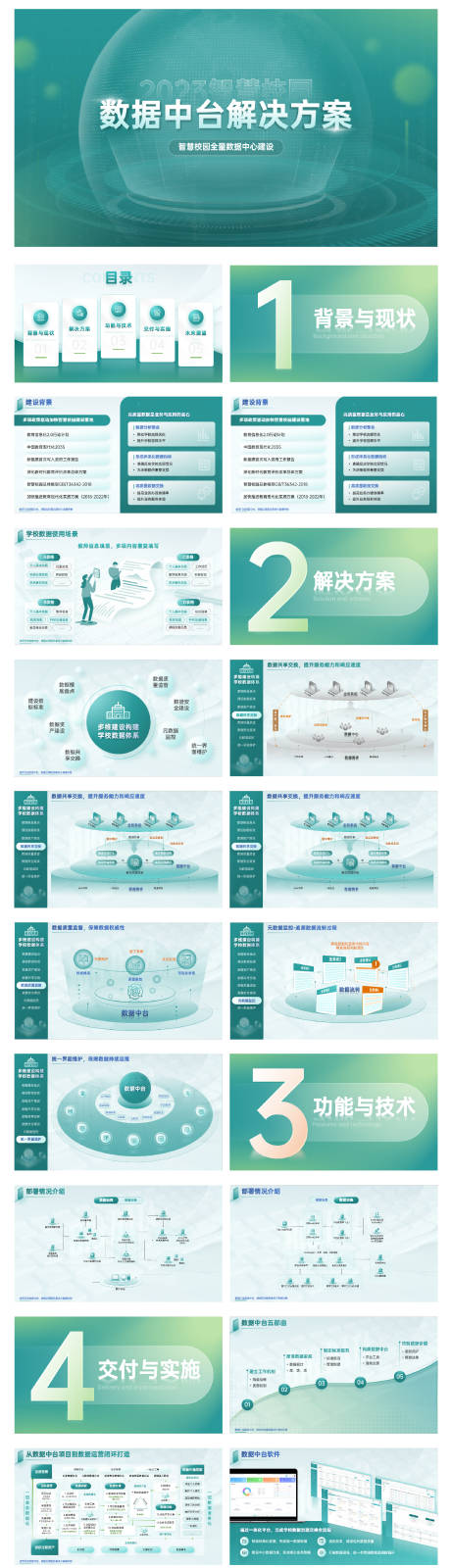 源文件下载【智慧校园数据中心建设解决方案ppt模】编号：20231107093001895