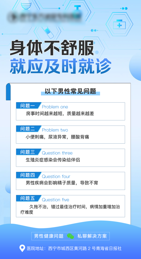 男科海报