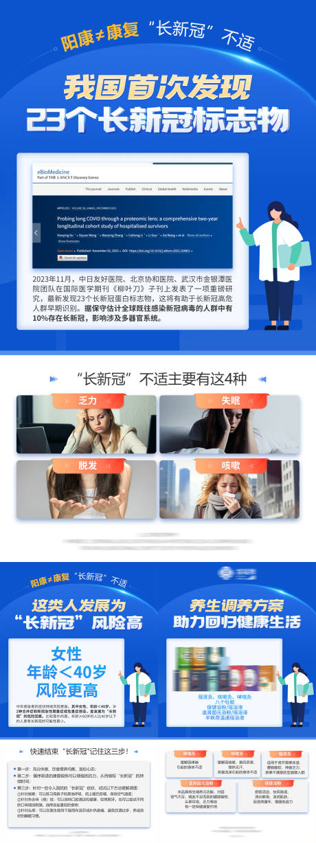 医疗科普保健产品介绍小知识海报