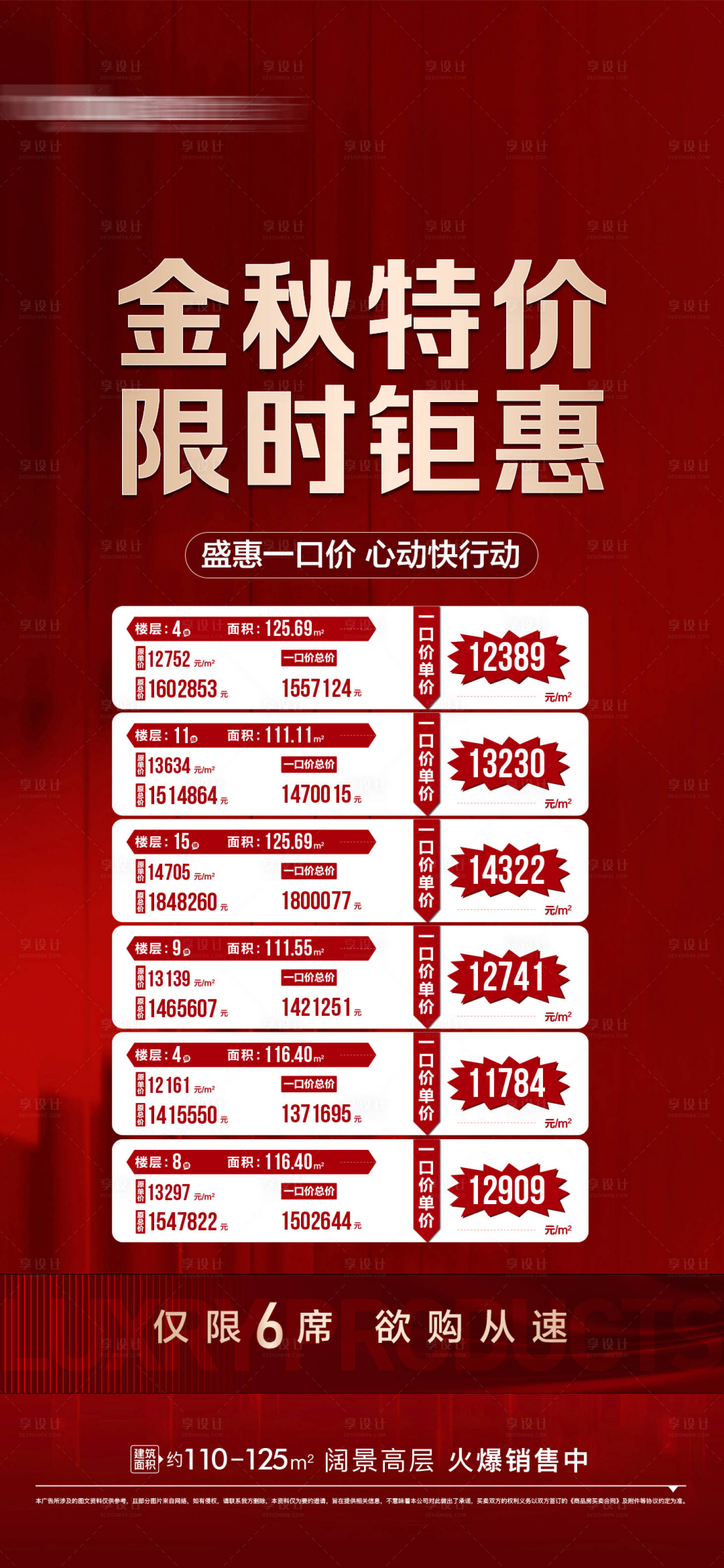 源文件下載【特價房微信刷屏海報】編號：12580020668034237