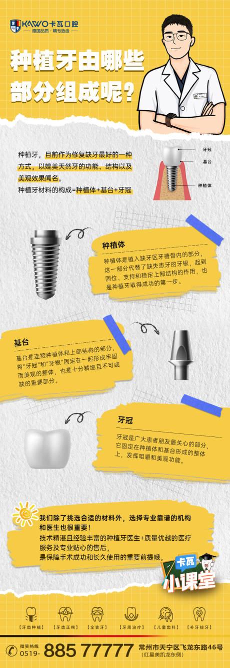 源文件下載【種植牙科普海報】編號：69770020344504453