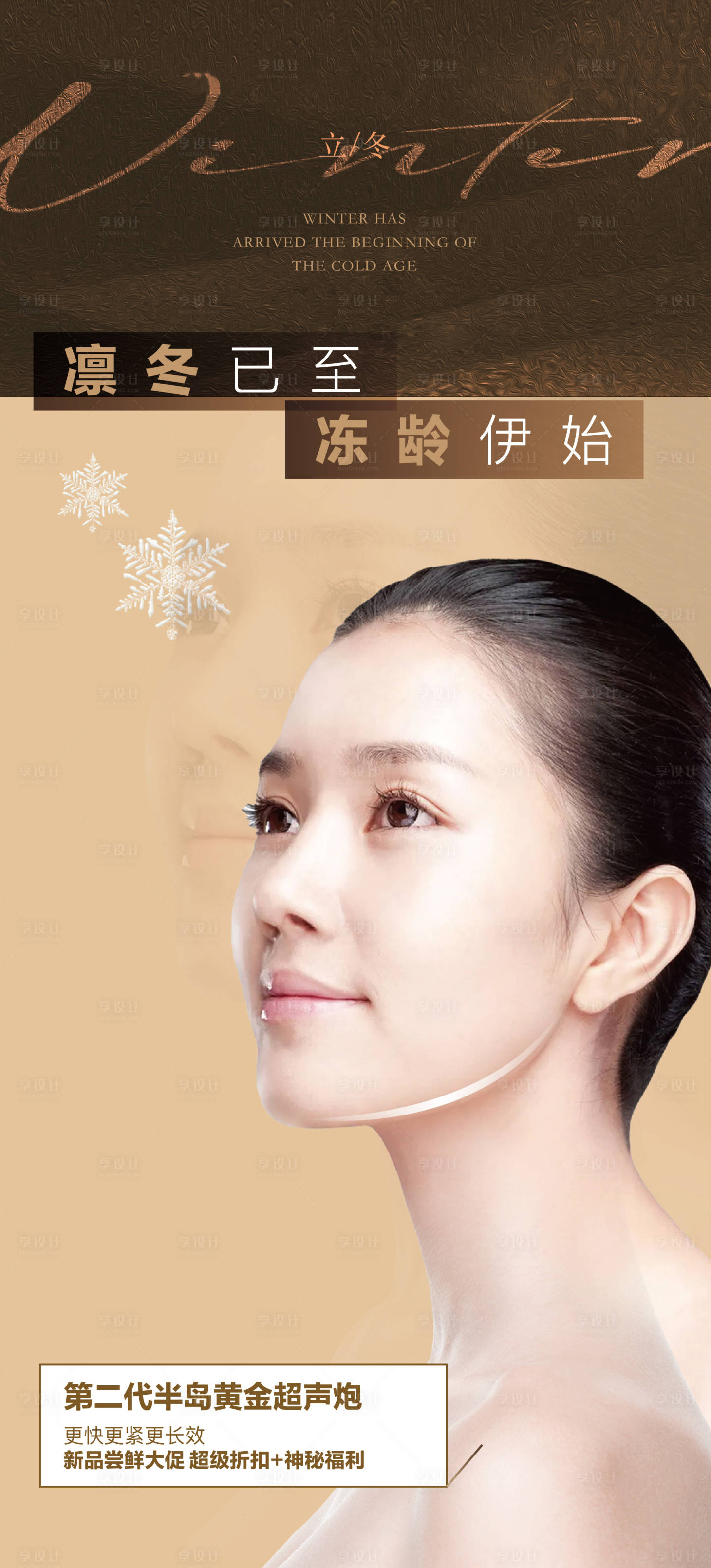 源文件下载【医美业立冬冬至节气节日海报】编号：68140020261107973