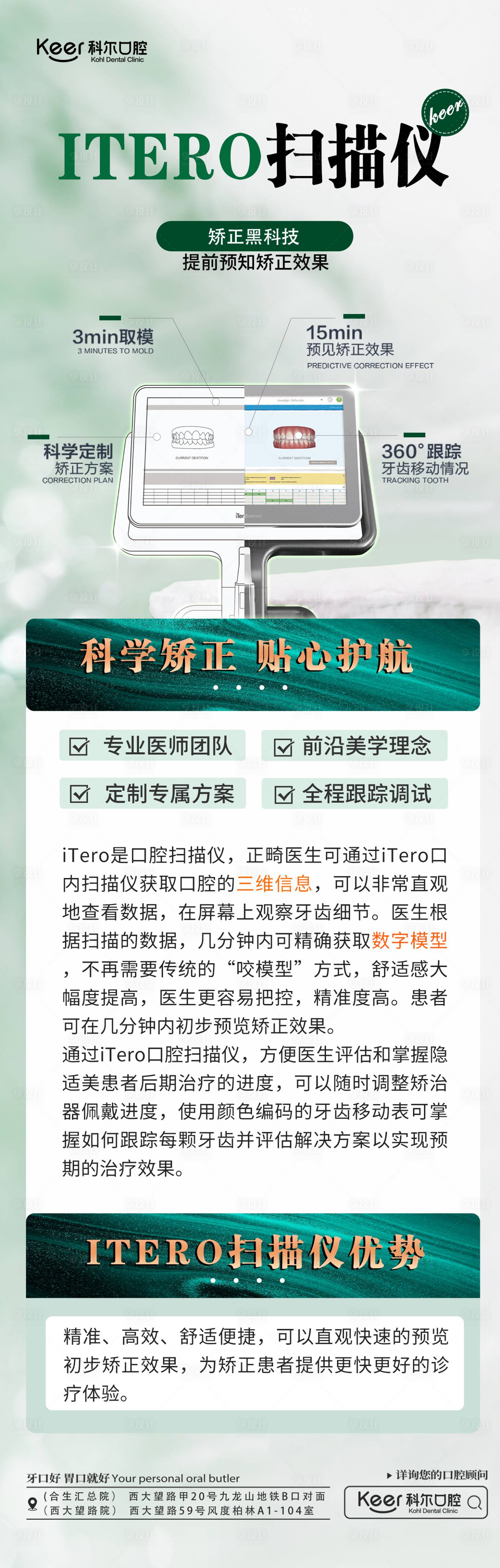 源文件下载【享设计】搜索编号：12030020624625690【口腔iTero扫描仪长图海报】