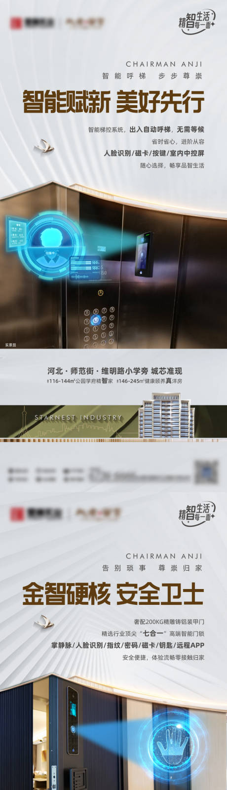 源文件下载【智能化社区价值点系列海报】编号：20231109122635870