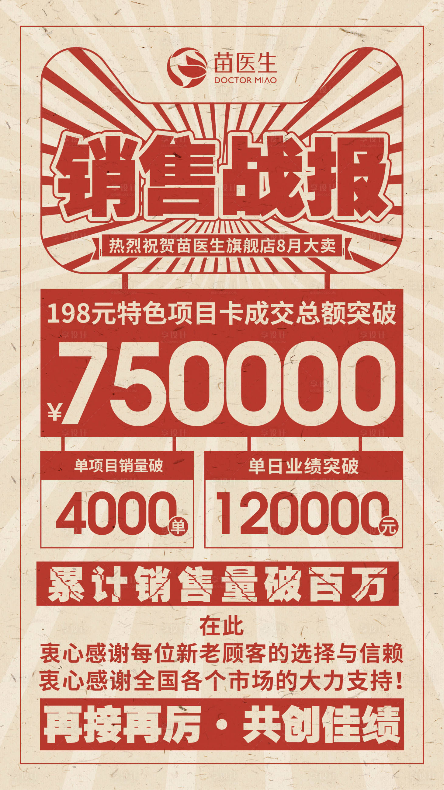源文件下載【享設(shè)計】搜索編號：86460020474337991【銷售戰(zhàn)績海報】