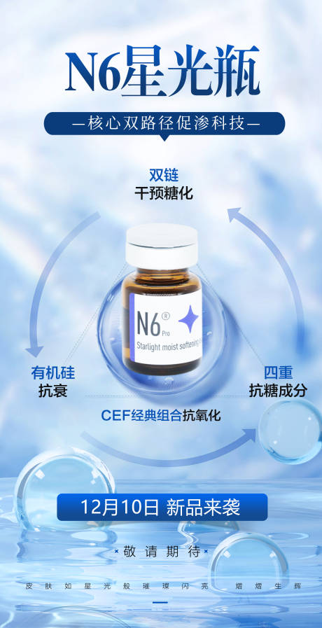 源文件下载【N6星光瓶海报】编号：47260020700877876